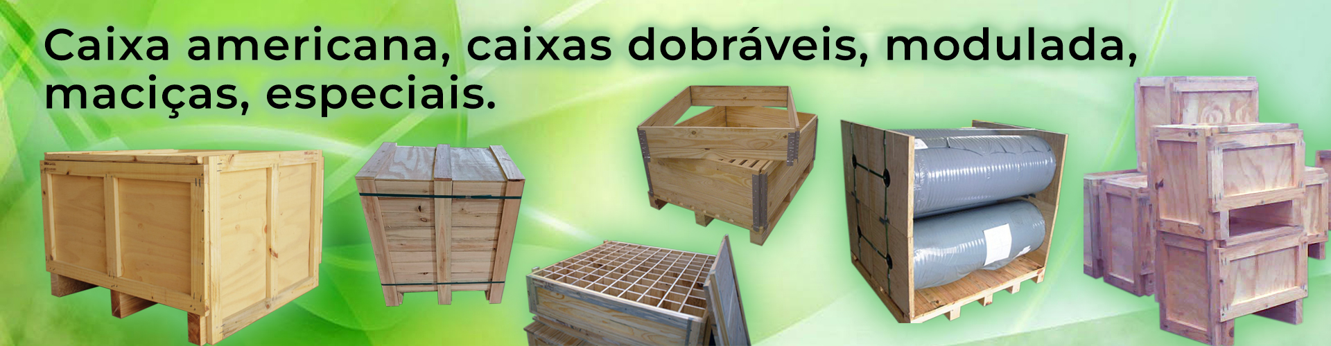 Caixas de Madeira
